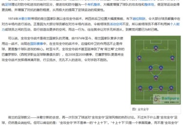 华体会体育app深度报道：探讨国际足球锦标赛中球队阵型、战术演变及新兴技术应用对比赛的革命性推动